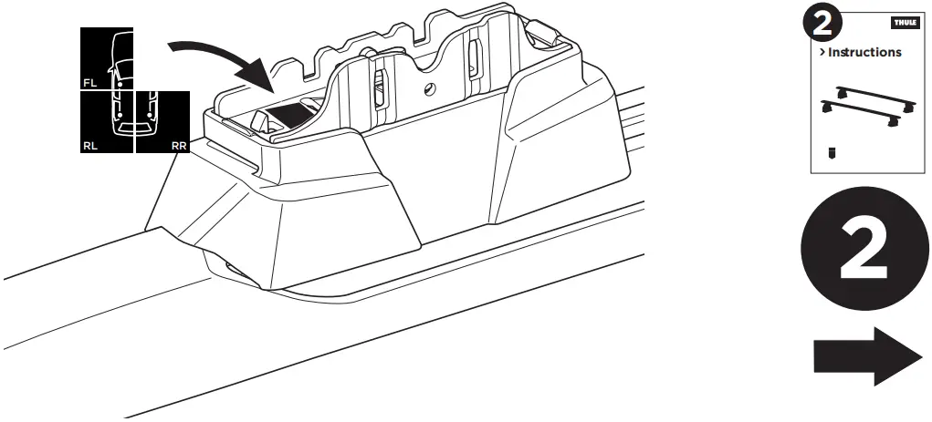 THULE 187003 Fixpoint Kit B 5