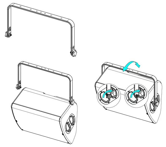 NEXO P15 Series P15 I Point Source Loudspeaker - Cradle,