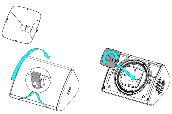 NEXO P15 Series P15 I Point Source Loudspeaker - Magnets