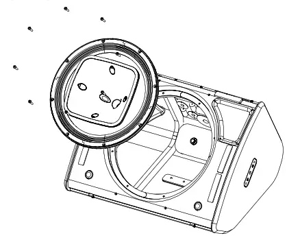 NEXO P15 Series P15 I Point Source Loudspeaker - Tightening