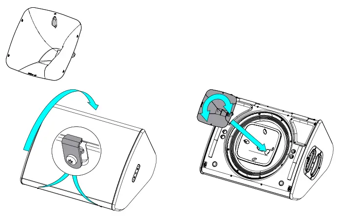 NEXO P15 Series P15 I Point Source Loudspeaker - flange