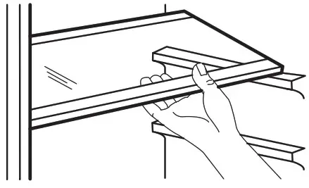 IKEA SVALNA Fridge -Movable shelves