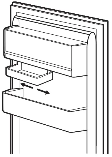 IKEA SVALNA Fridge -Positioning the door balconies