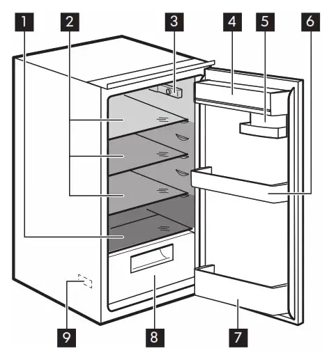 IKEA SVALNA Fridge - Product description