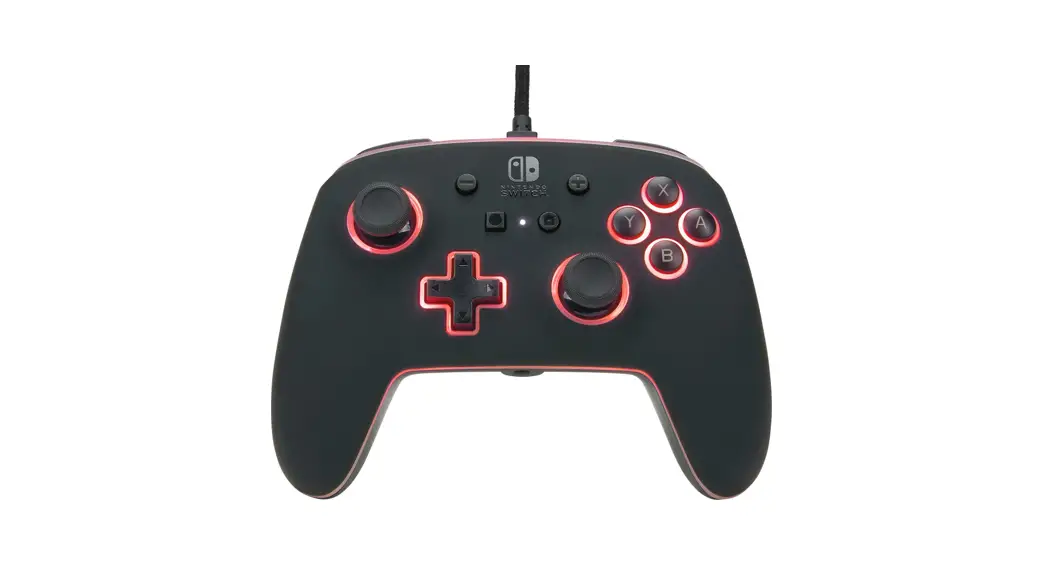 Powera 1510925 Spectra Enhanced Wired Controller For Nintendo Switch Black Led User Manual