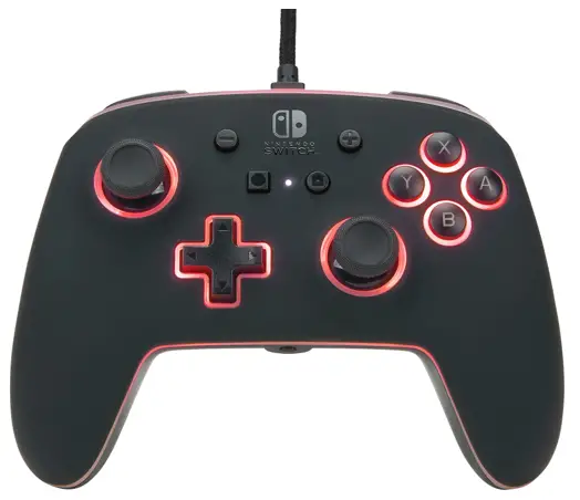 PowerA 1510925 Spectra Enhanced Wired Controller for Nintendo Switch Black LED
