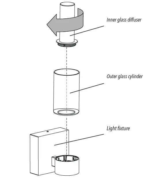 artika VAN1-RT-HD2GD Essence 1 LED Vanity Light IMG (4)