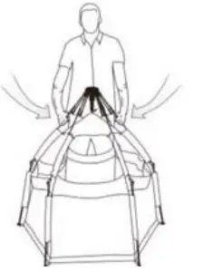 KOMODO KDKIDPLPENA and KDKIDPLPGRA Indoor Outdoor Kids Playpen Instant Set Up - Packing up 1