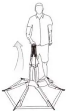 KOMODO KDKIDPLPENA and KDKIDPLPGRA Indoor Outdoor Kids Playpen Instant Set Up - Setting up 1