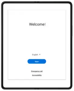 Follow setup screens
