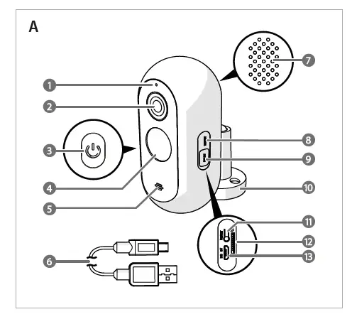 nedis-WIFICBO40BK-Battery-Wi-Fi-Camera-User-Guide-fig-1
