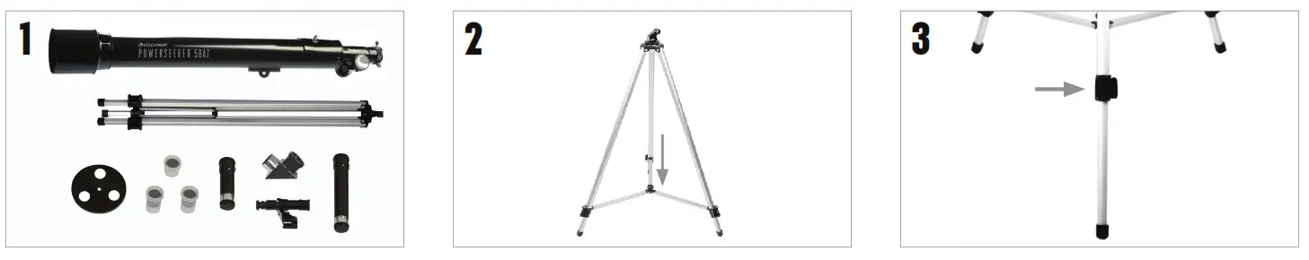 CELESTRON 21039-CT_DS Powerseeker Refractor - Fig