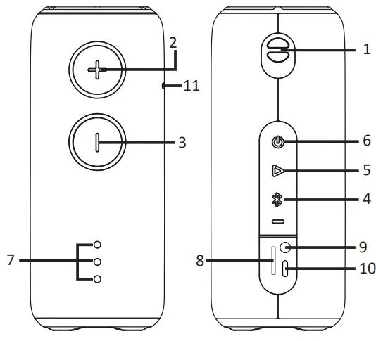 ozzie OZ H200CL Outdoor Wireless Speaker - fig
