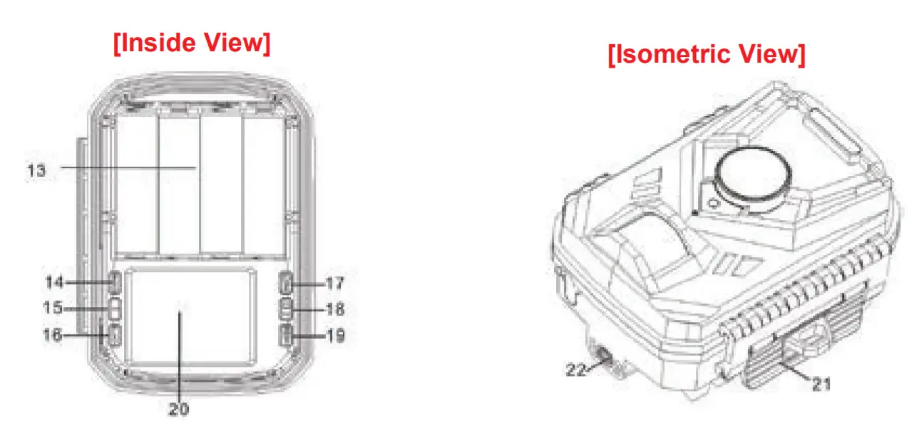 Coleman CHD200 1080p HD Xtreme Trail Camera - Camera Interface2