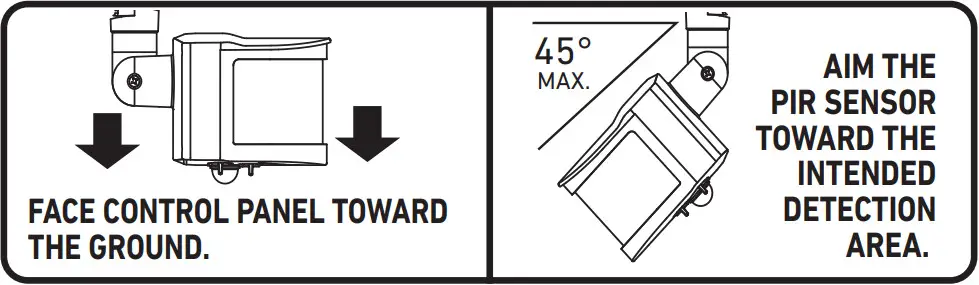 Good Earth Lighting SE1292 BP2 02LF0 G IP65 Motion Activated 2N1 Security Light - FIGURE 8