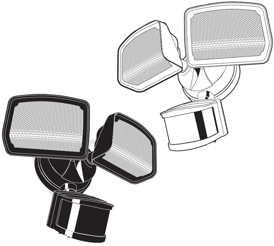 Good Earth Lighting SE1292 BP2 02LF0 G IP65 Motion Activated 2N1 Security Light