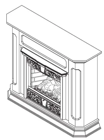MHSC CFX Series Vent-free Fireplace Systems Natural Gas or LP, Millivolt