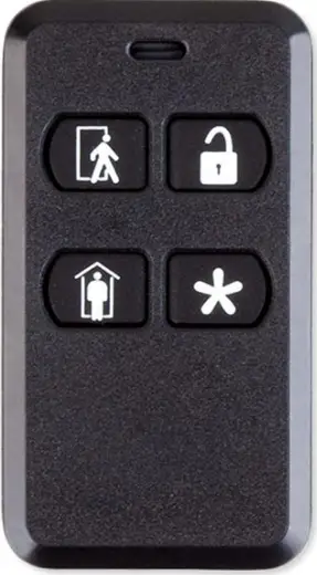 2GIG-KEY2-345 4 Button Keyfob Remote-FIG1