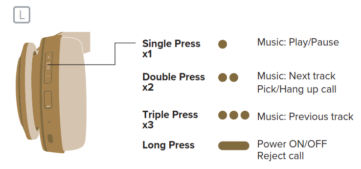 cleer ENDURO ANC Active Noise Cancellation Headphone - pairing1