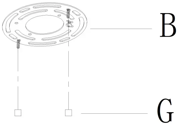 Holmes LNC 3 Light 13 5 Inch Distressed LED Flush Mount Light - FIGURE 2