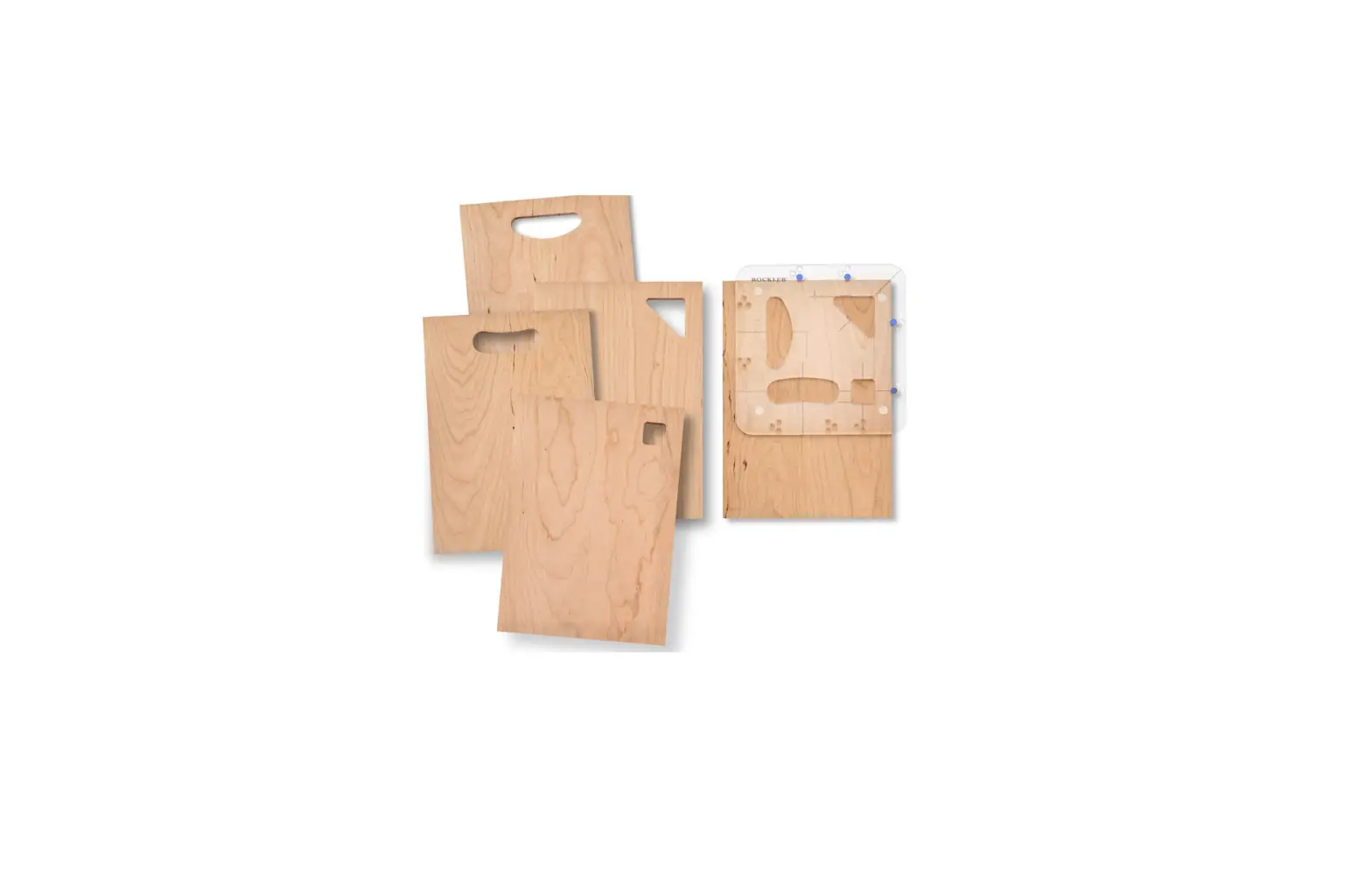 Rockler 68393 4-in-1 Cutting Board Handle Routing Template Instructions