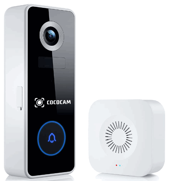 COCOCAM J7 W 100 Percent Wireless Video Doorbell and Chime