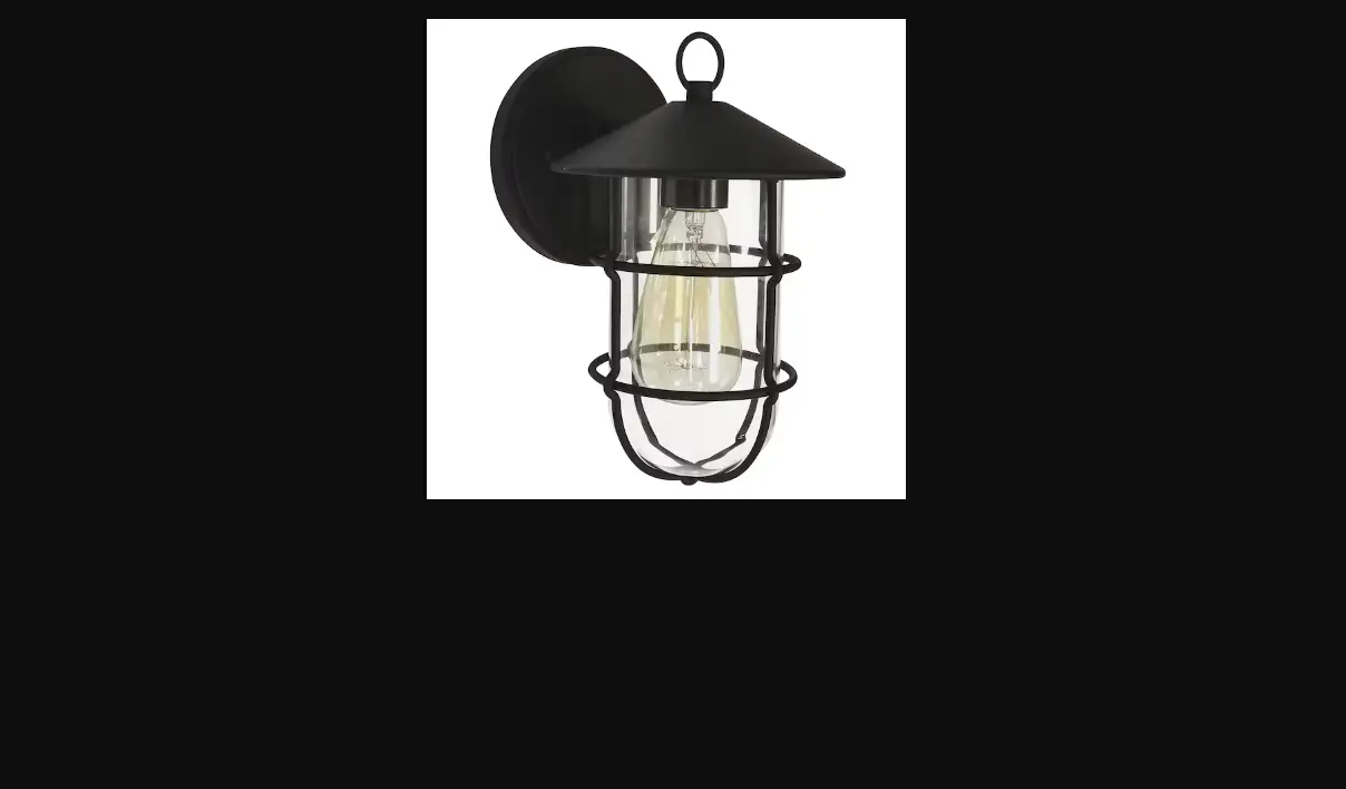 Harbor Breeze Wl136mbk Halyard 1-light 10-in Black Outdoor Wall Light Instruction Manual Harbor Breeze Wl136mbk Halyard 1-light 10-in Black Outdoor Wall Light Instruction Manual