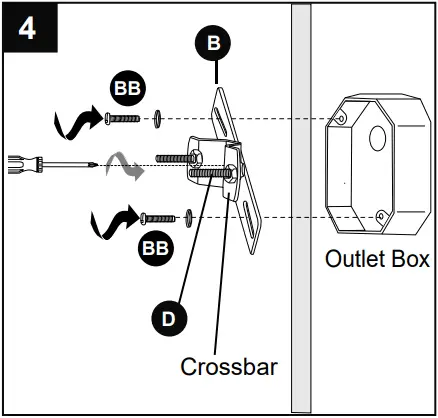 Harbor Breeze WL136MBK Halyard 1-Light B04