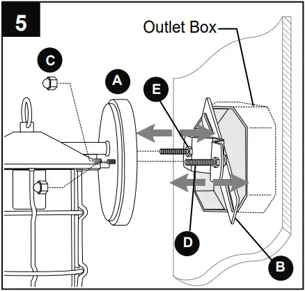 Harbor Breeze WL136MBK Halyard 1-Light B05