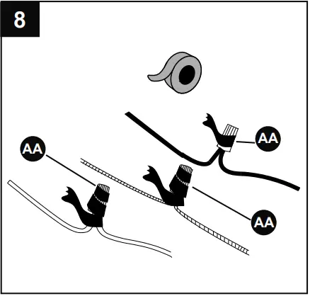 Harbor Breeze WL136MBK Halyard 1-Light B8