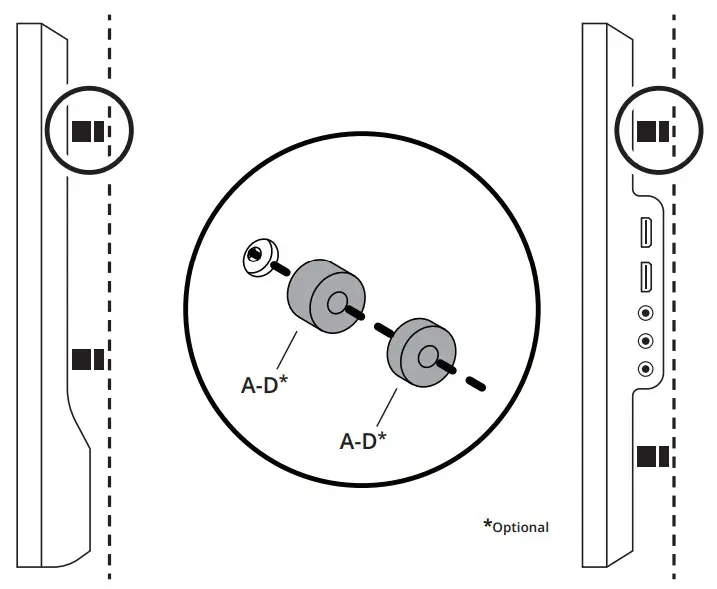 kanto MTM86PL Rolling TV Stand - fig 5
