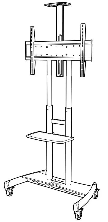 kanto MTM86PL Rolling TV Stand