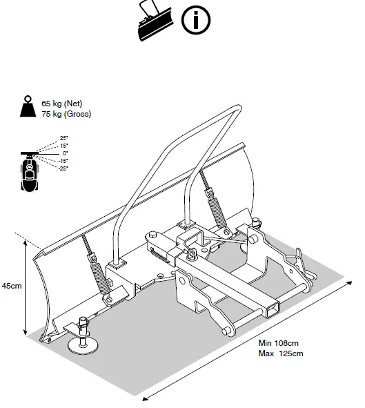 Husqvarna 596 29 00-01 Snow Blade 11