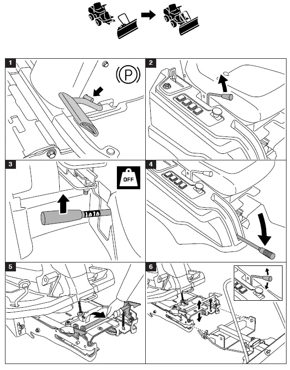Husqvarna 596 29 00-01 Snow Blade 4