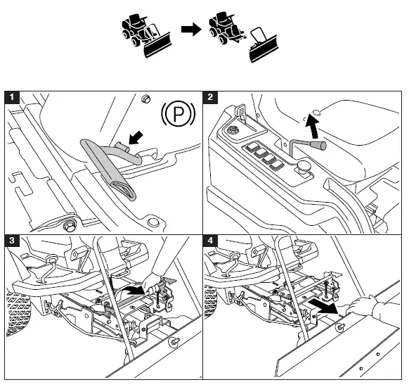 Husqvarna 596 29 00-01 Snow Blade 6