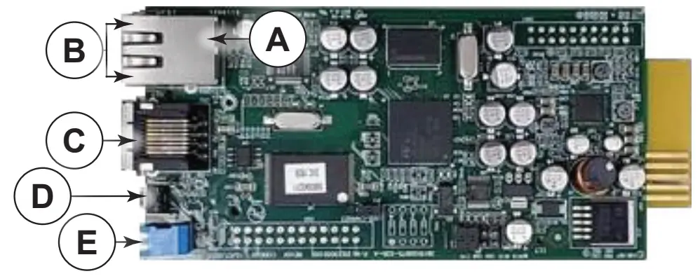 NEXSYS UPS RackLink Network Card - Figure 1