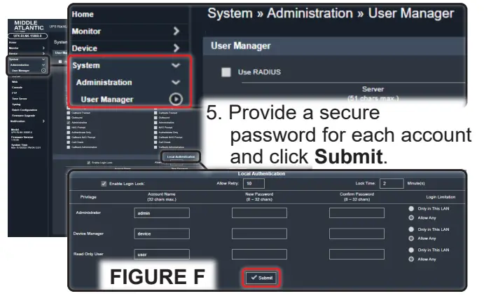 NEXSYS UPS RackLink Network Card - Figure 7