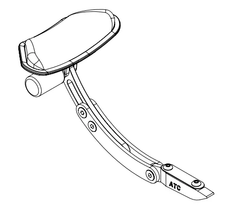 TerraTrike TT600913 Spyder ATC Head Rest-fig1