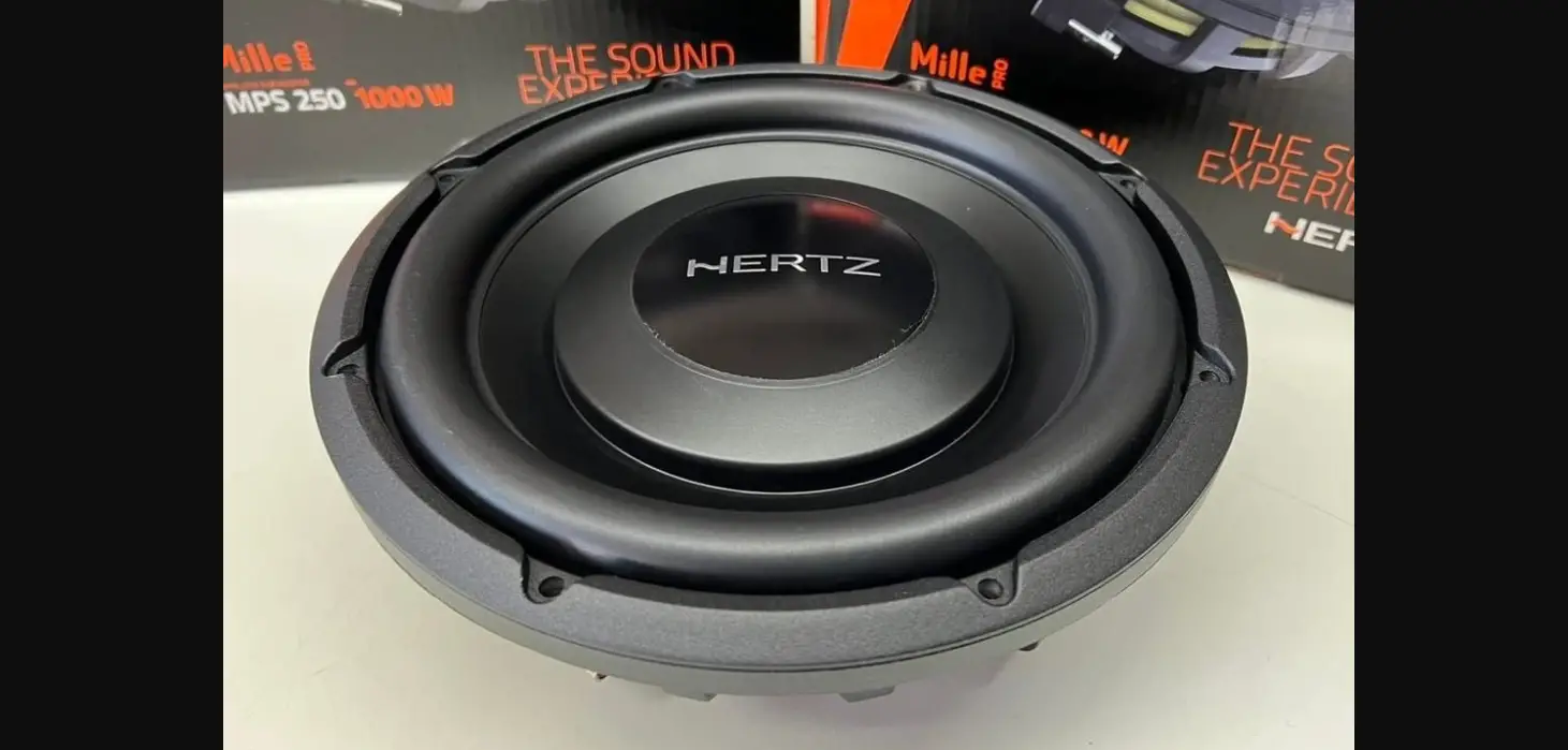 Hertz Mps 300 S4 Mille Pro Series 1 Inch Shallow-mount 4-ohm Component Subwoofer Owner's Manual Hertz Mps 300 S4 Mille Pro Series 1 Inch Shallow-mount 4-ohm Component Subwoofer Owner's Manual
