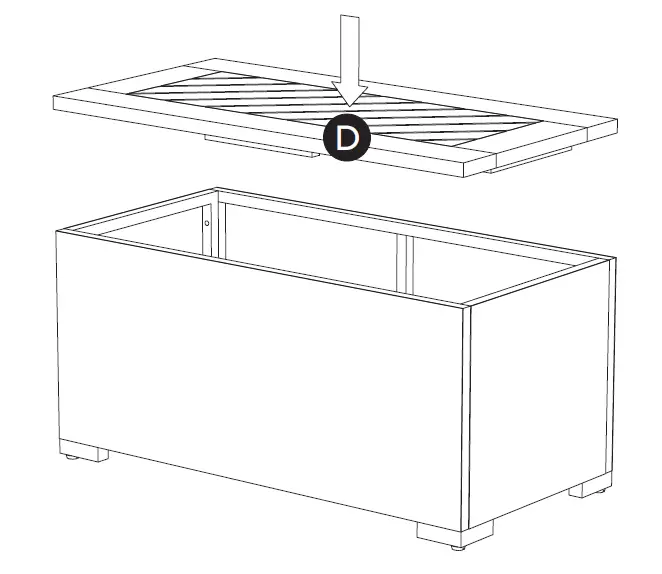 homestyles 6801-23 Storage Bench 10
