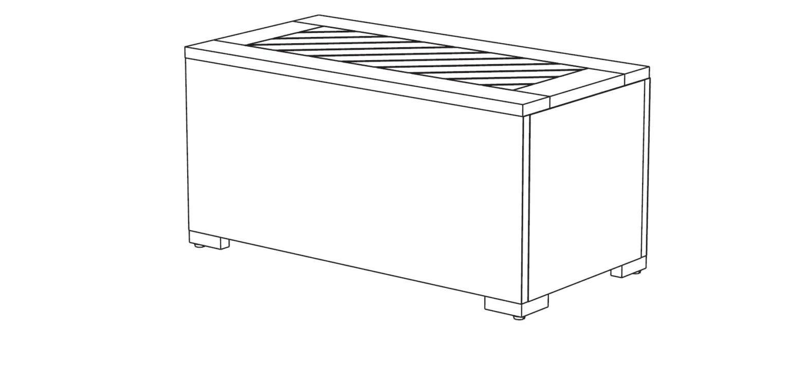 Homestyles 6801-23 Storage Bench Instruction Manual