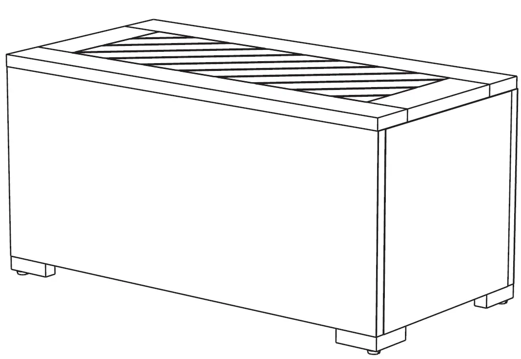 homestyles 6801-23 Storage Bench