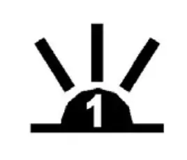 LED ember light button 1