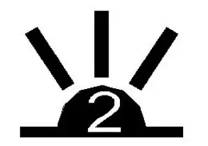 LED ember light button 2