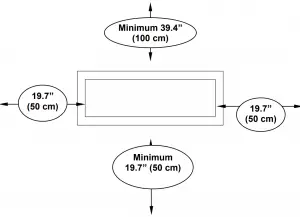 Rear View of Fireplace