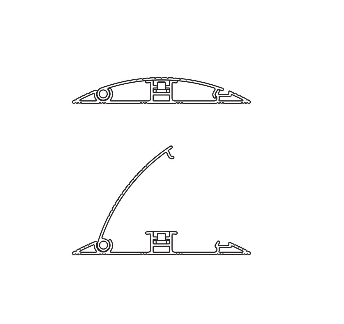 Multibrackets 5407 M Cable Cover Floor Aluminum Instruction Manual