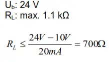 halstrup walcher PIZ Two-Wire Differential Pressure Transducer - Example