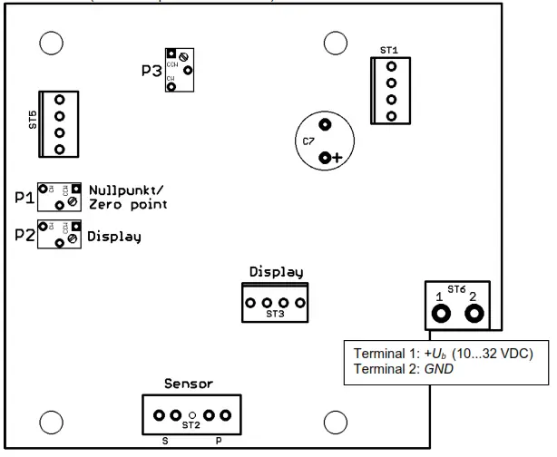 halstrup walcher PIZ Two-Wire Differential Pressure Transducer - Supply voltage