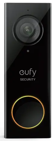 eufy T8201 Video Doorbell 2K Wired - EufySecurity App