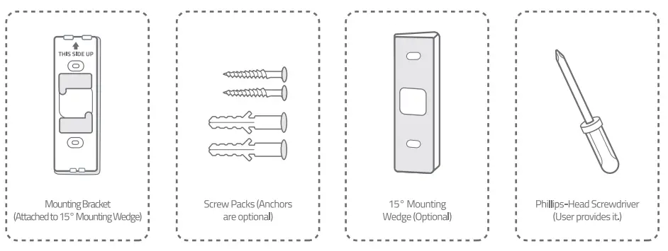 eufy T8201 Video Doorbell 2K Wired - Screwdriver